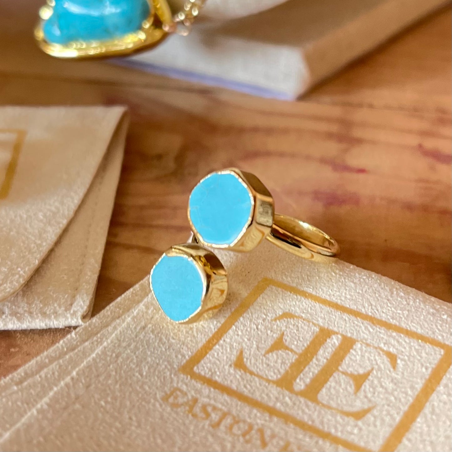 Turquoise Wrap Ring | Easton Elle