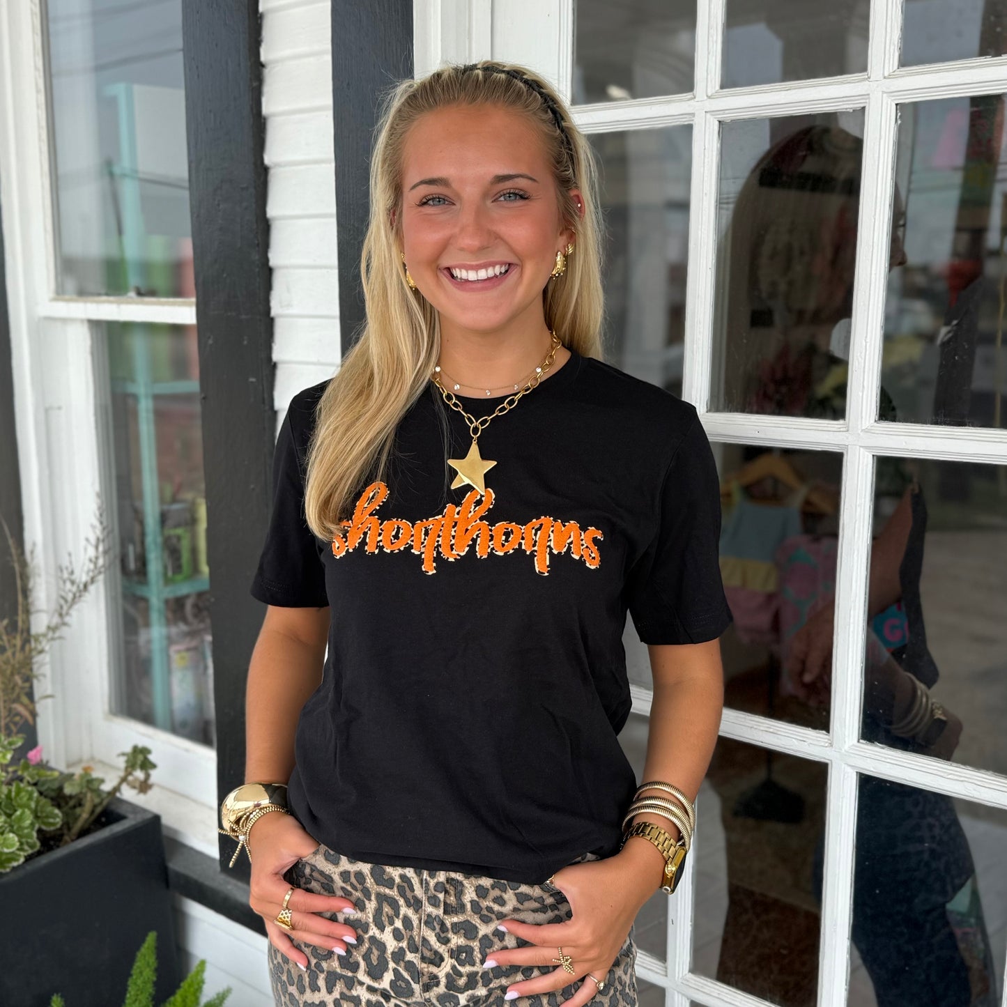 Shorthorns Leopard Tee