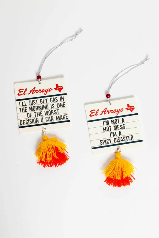 Marquee Car Air Freshener (2 Pack) - Spicy Disaster