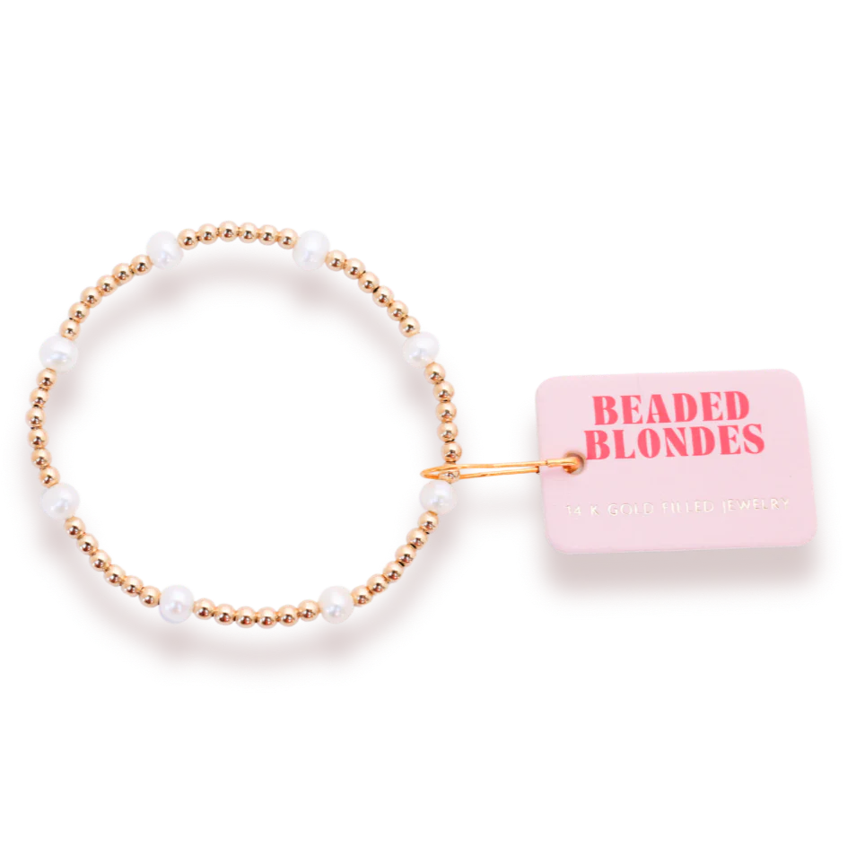 Kate Pearl Bracelet in Gold | Standard