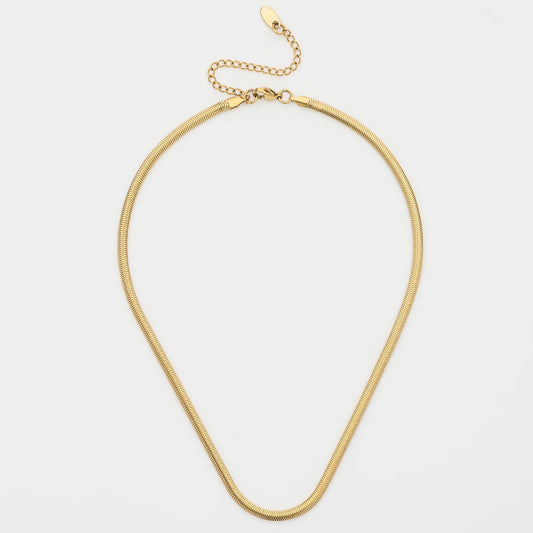 Matte Herringbone Necklace | Brenda Grands