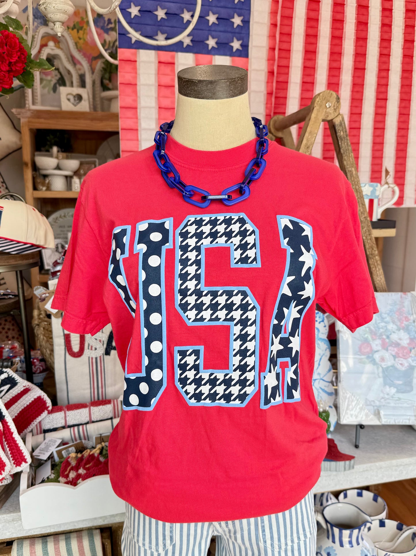 USA Tee | Red