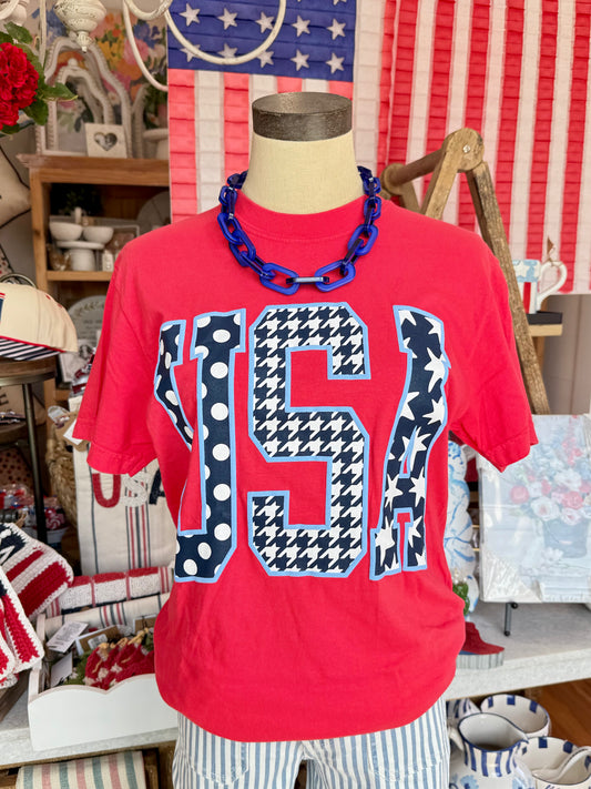 USA Tee | Red