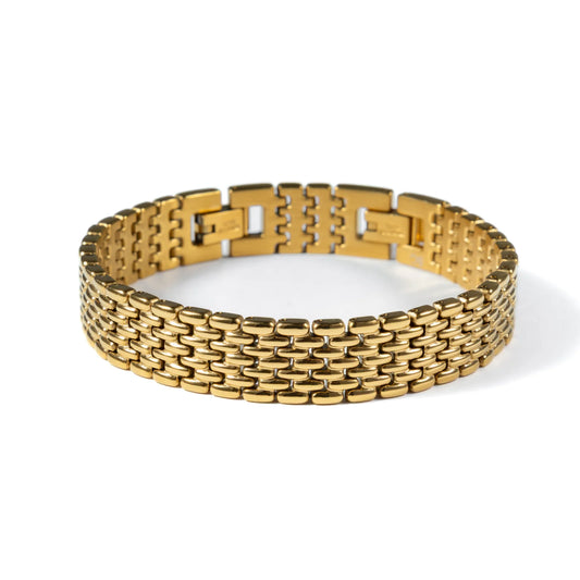 Waterproof Chunky Gold Bracelet