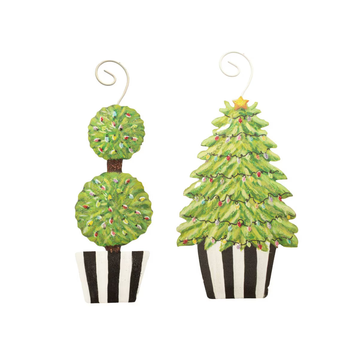 Merry & Bright Topiary & Tree Ornaments