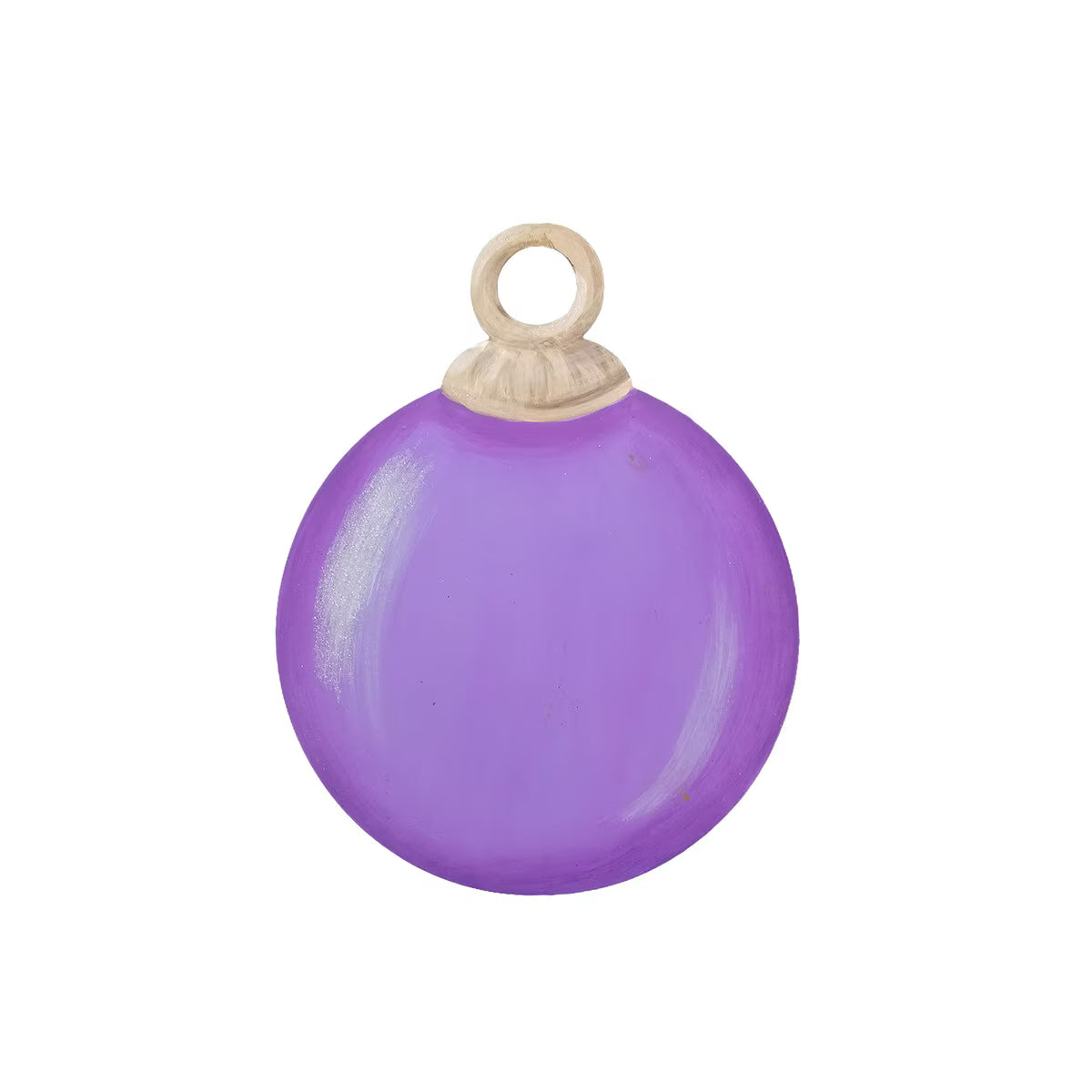 Purple Ornament Magnet
