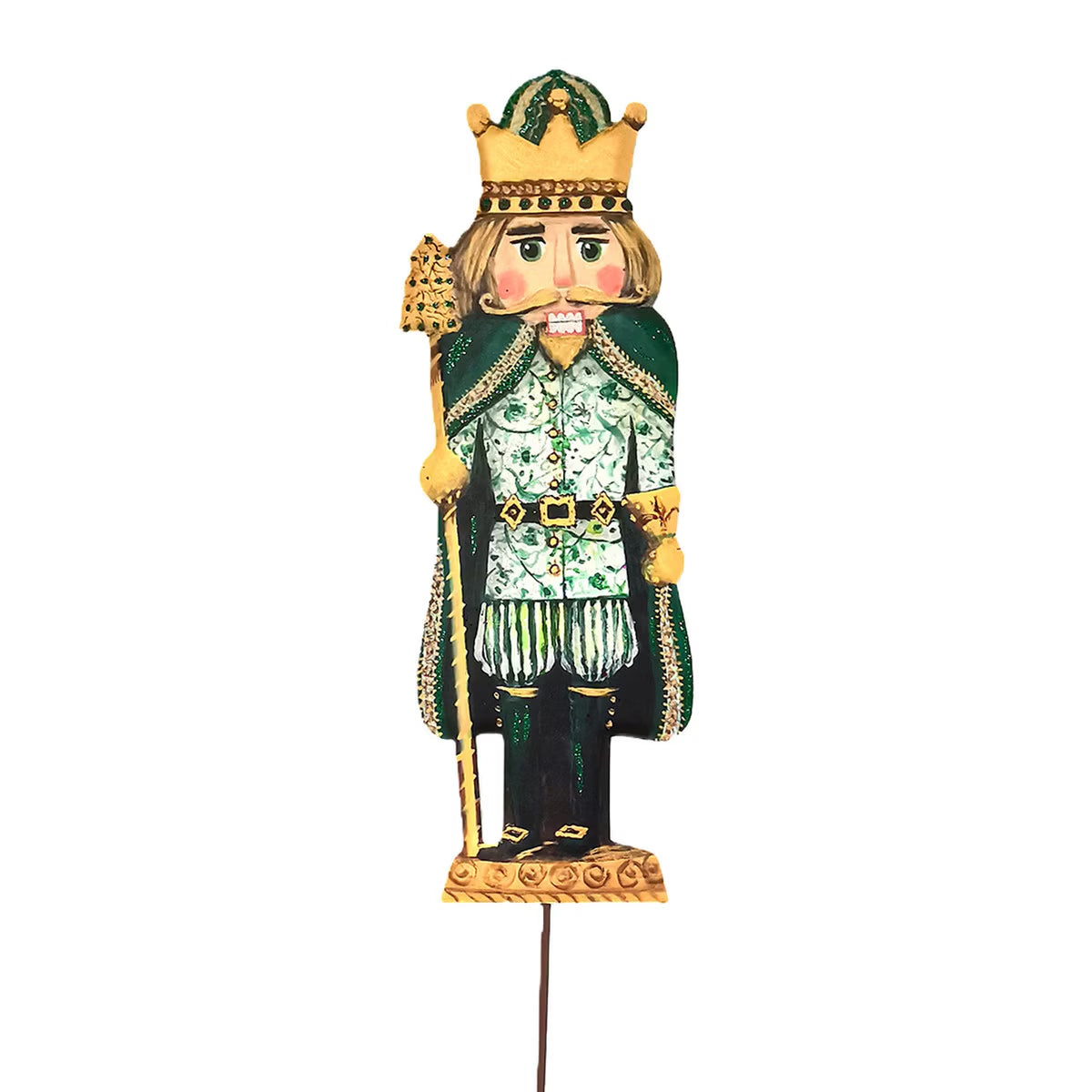 Green Chinoiserie Nutcracker