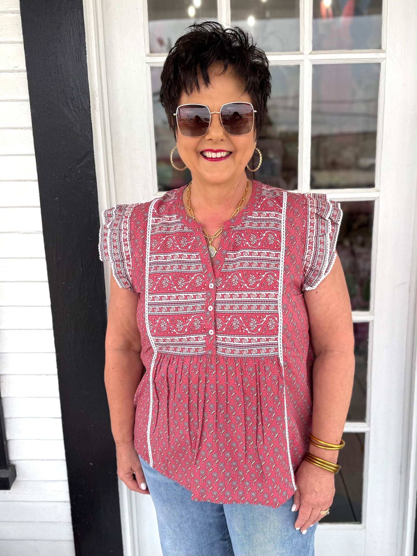 Marina Flutter Top