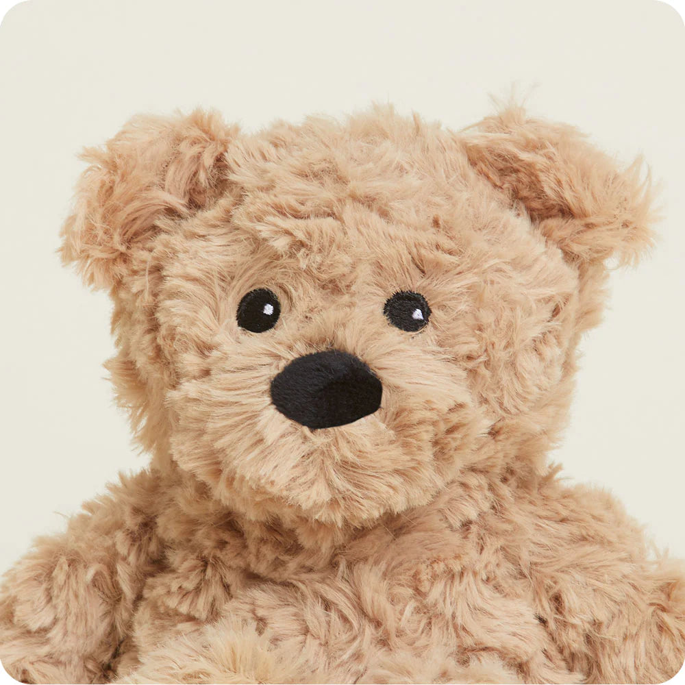 Brown Curly Bear Warmies Junior