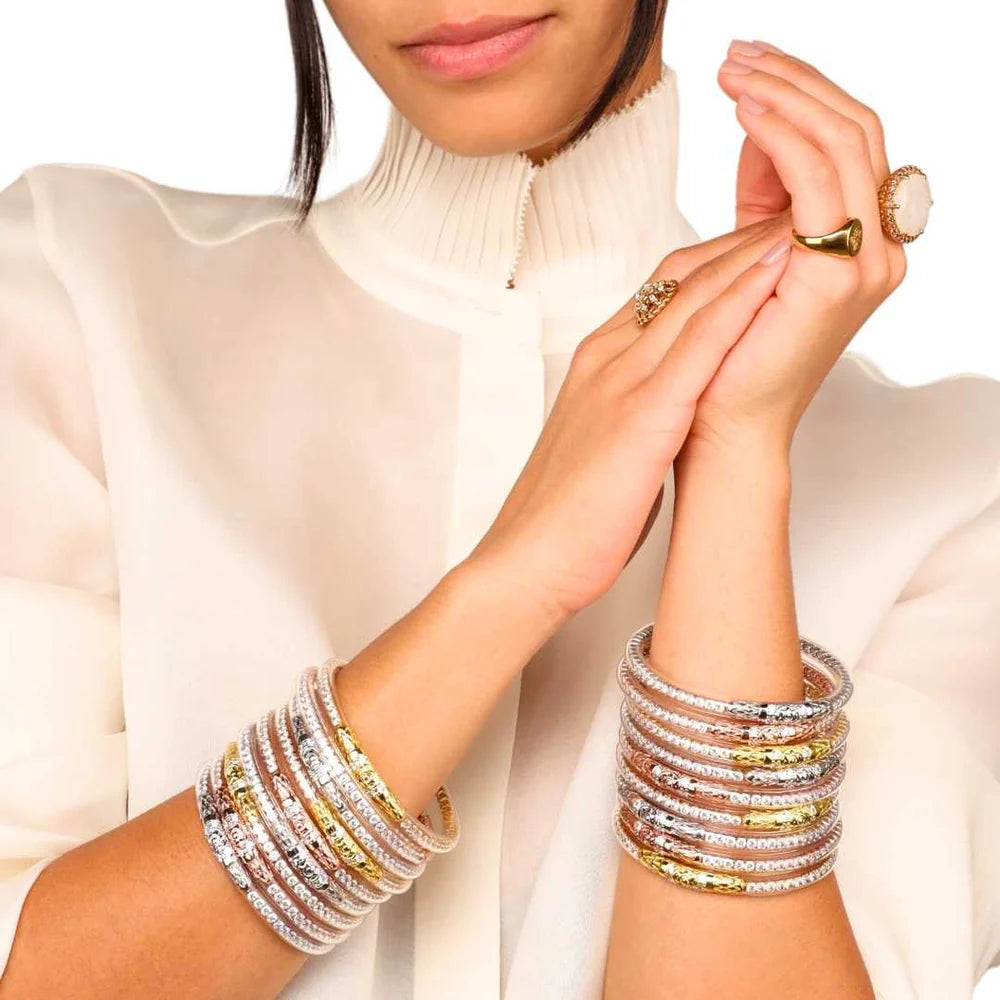 Three Queens All Weather Bangles® (AWB®) - Clear Crystal