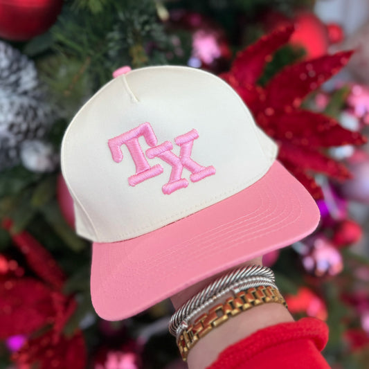 TX Pink Canvas Hat