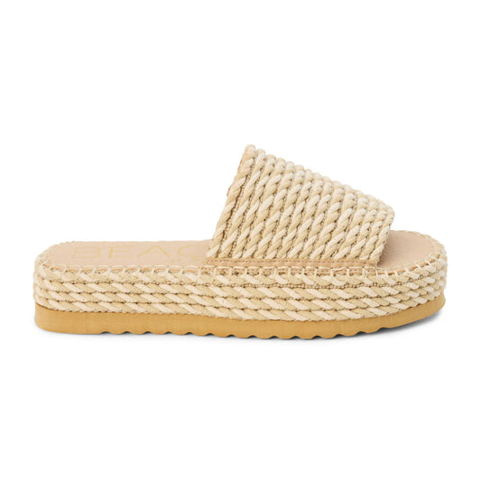 Del Mar Platform Sandal | Natural Rope