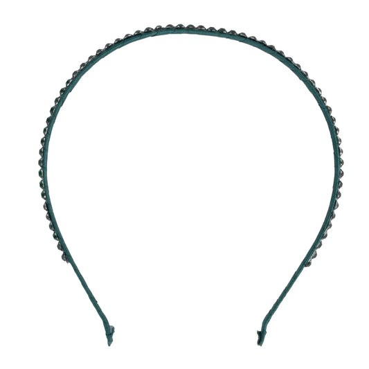 Green Rhinestone Headband