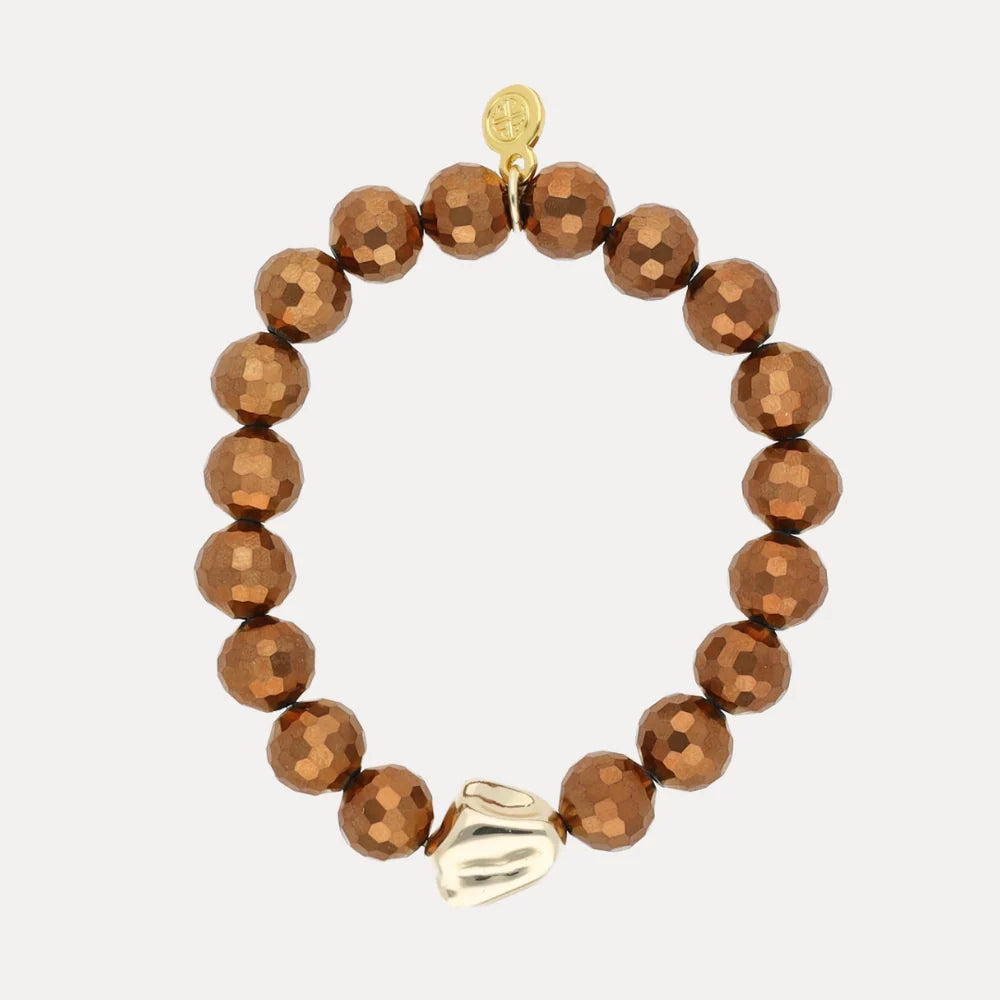 Disco Bracelet - Bronze