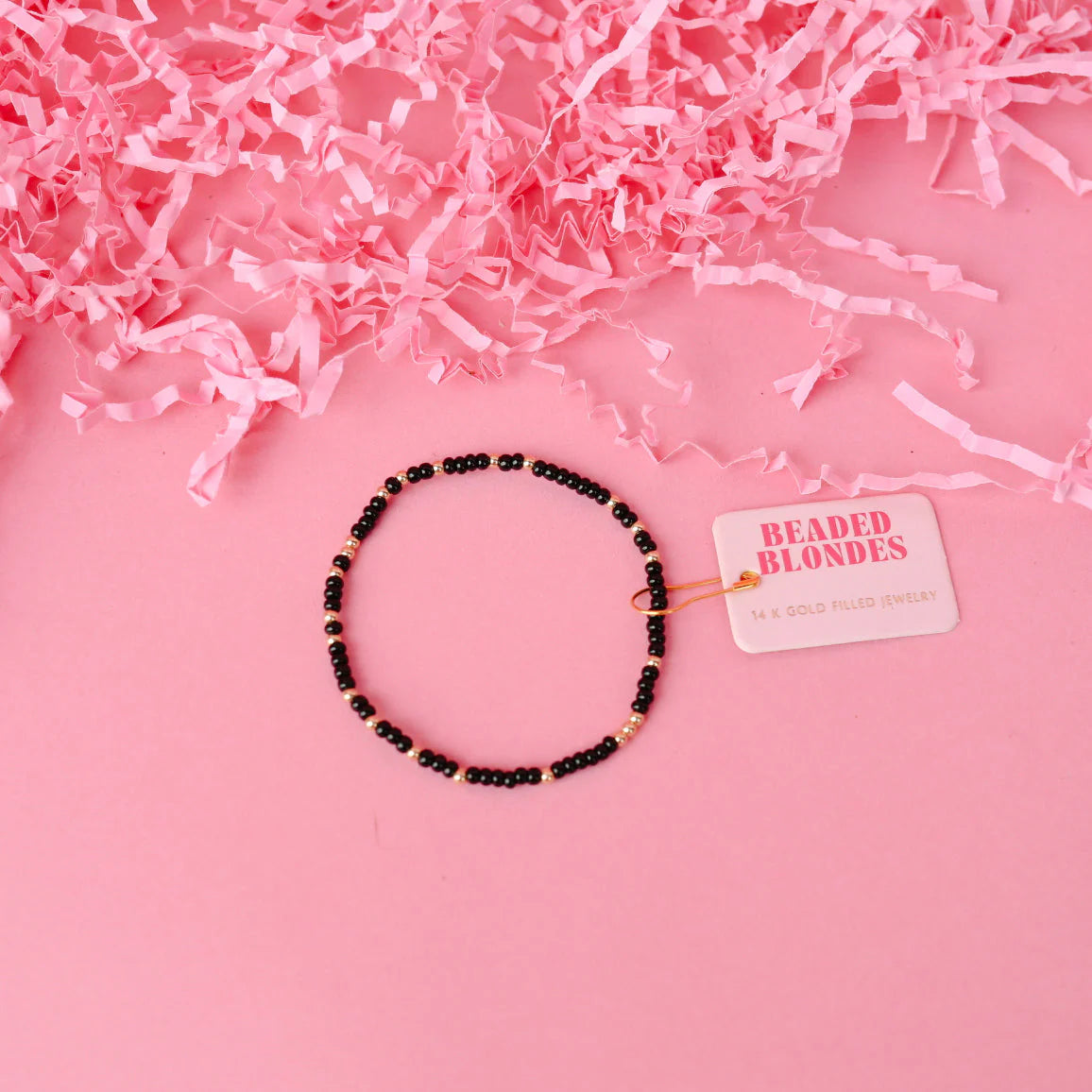 Black Sprinkle Bracelet