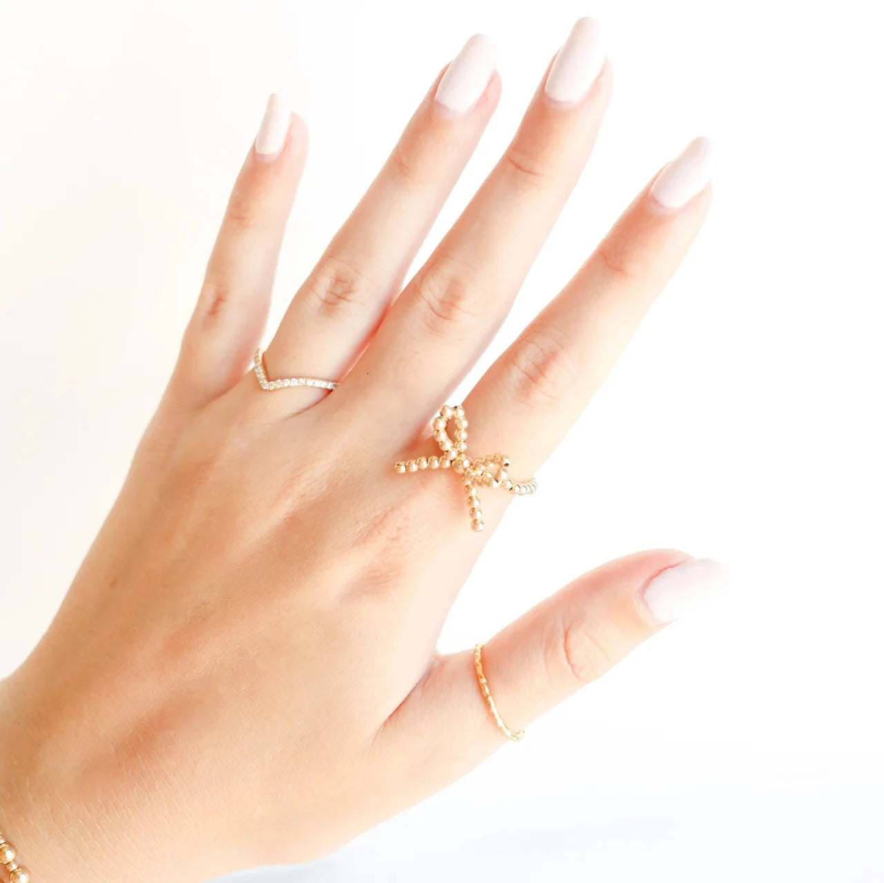 Gold Bow Ring