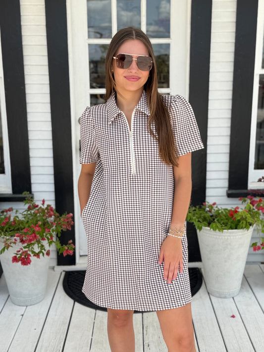 Daphne Dress | Brown