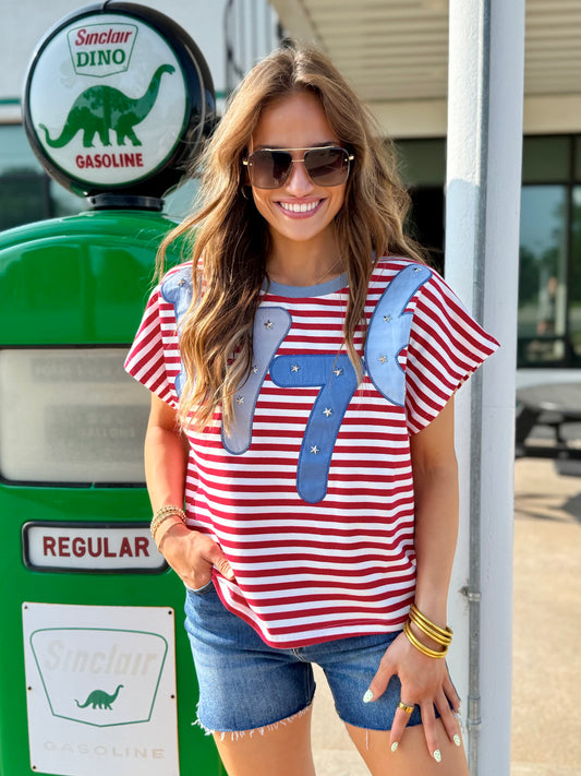1776 Stripe Top