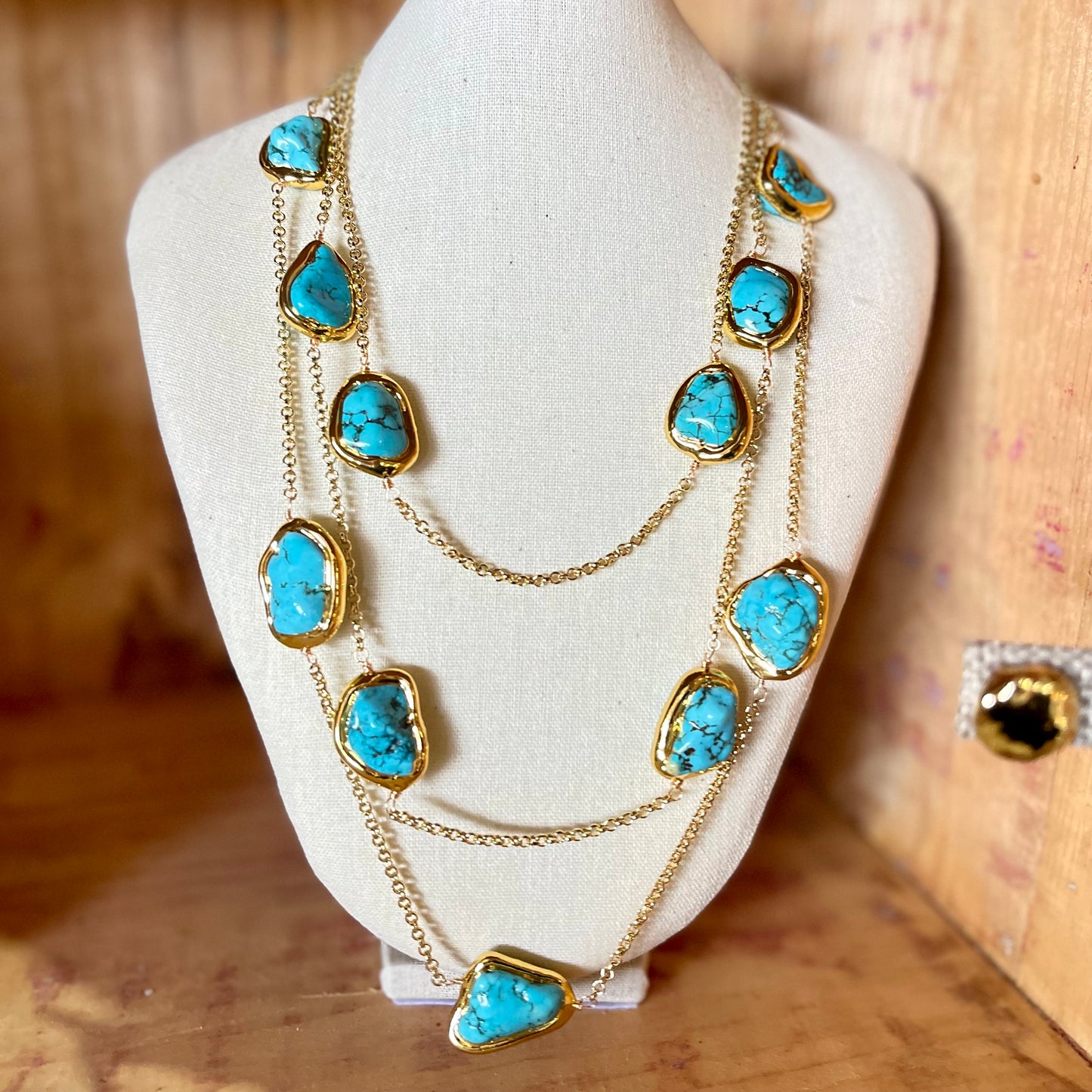 Triple Turquoise Necklace | Easton Elle