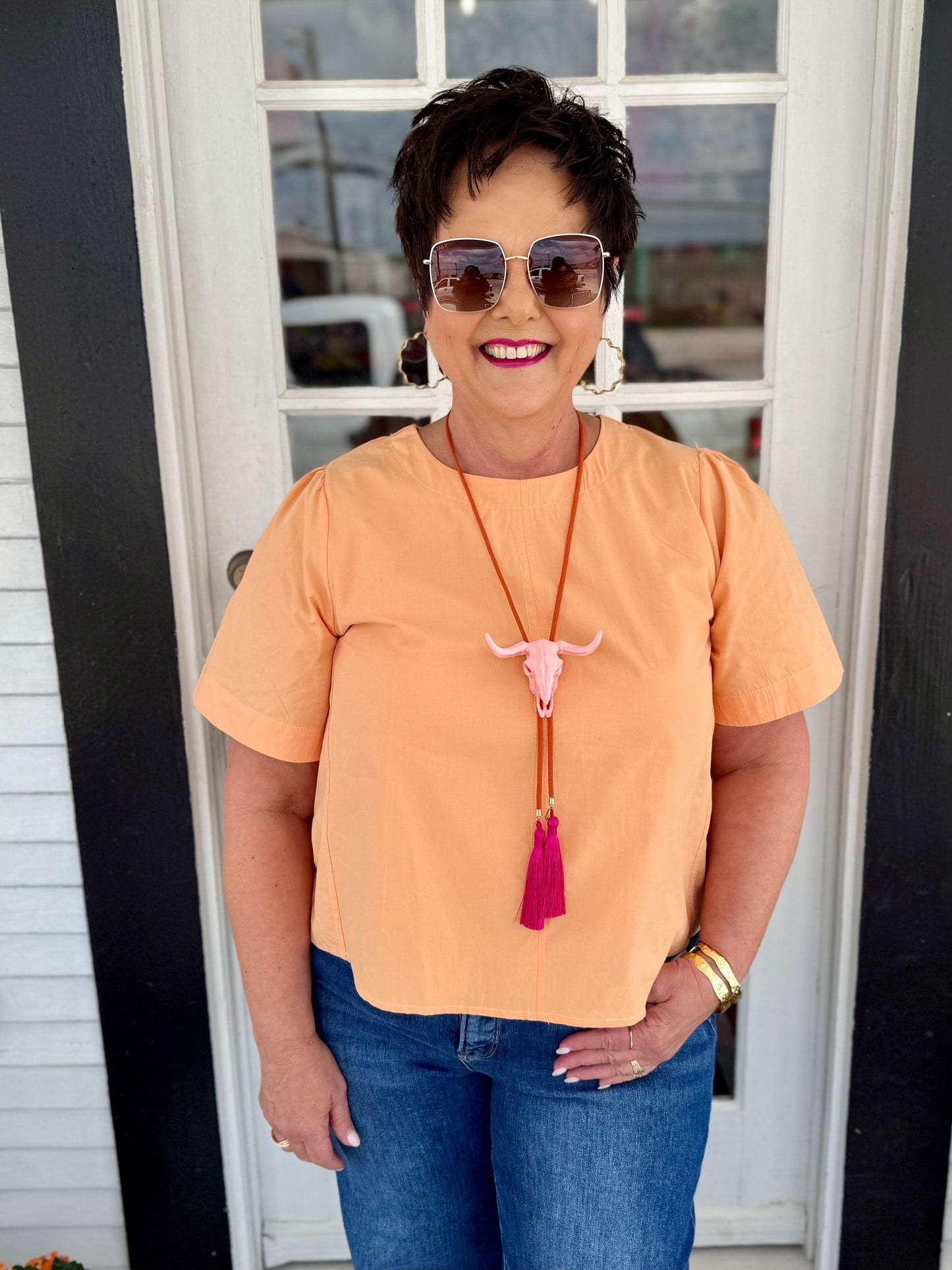 Gracie Top | Orange