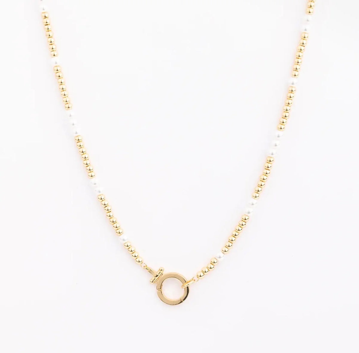Medium Thea Beaded Pearl Necklace