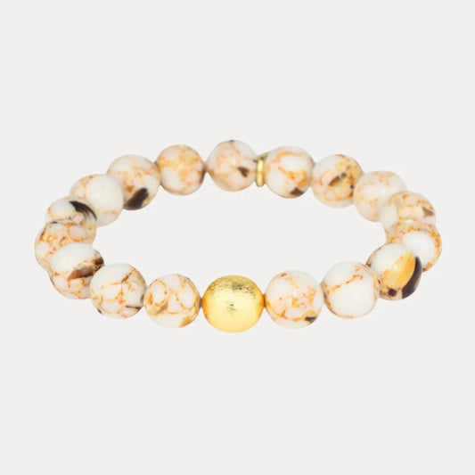 Marble Beaded Bracelet - Etoile