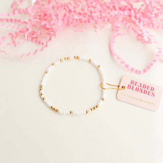 White Sprinkle Bracelet