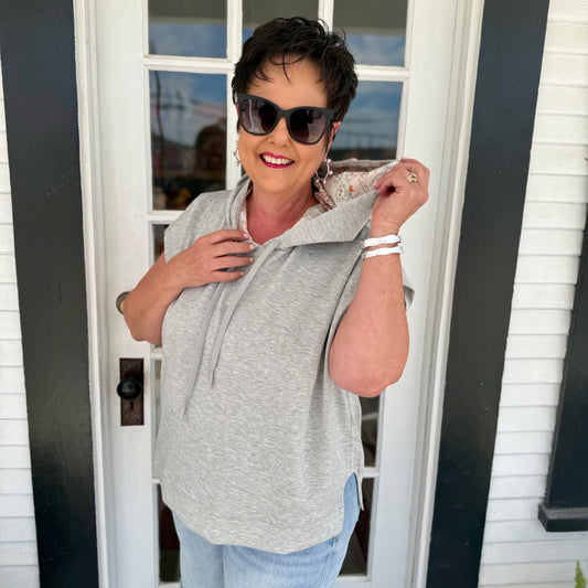 Amanda Top | Grey