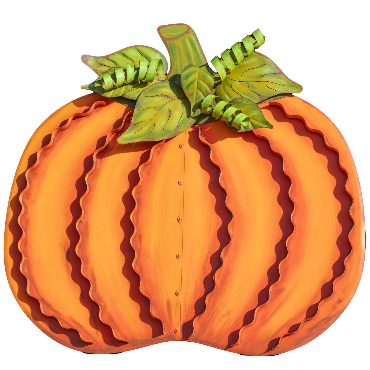 Biggest Ribbon Pumpkin Ever Orange