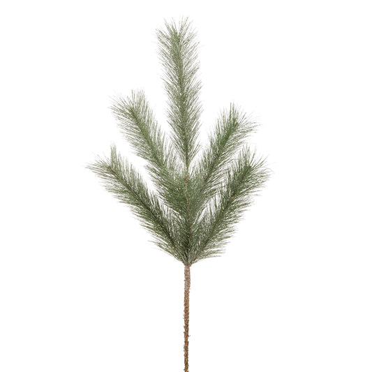 22" Glitter Long Needle Pine Pick