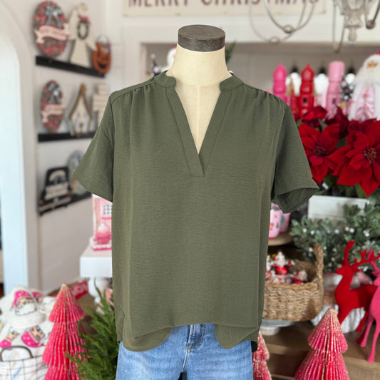 Carol Top | Olive