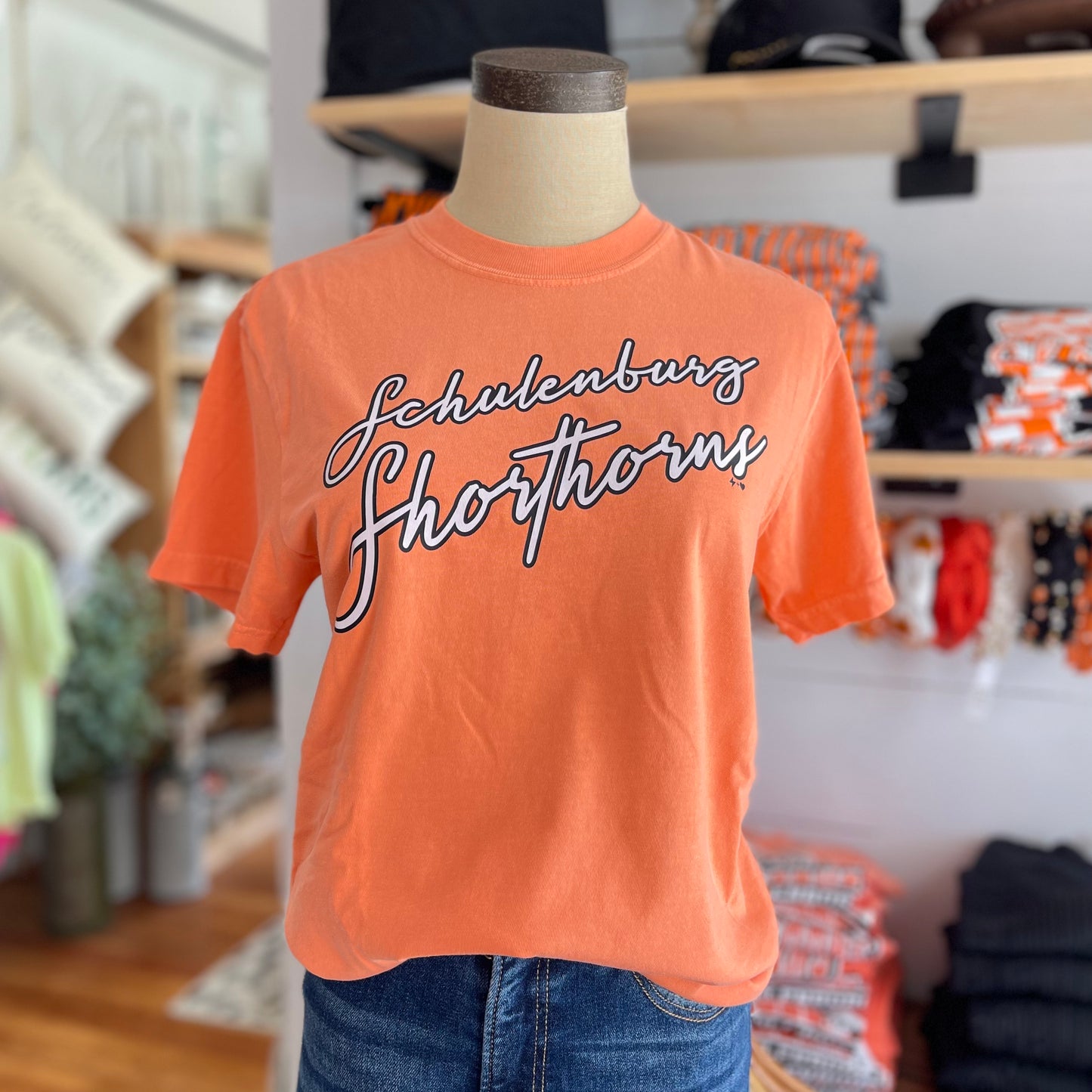 Schulenburg Shorthorns Orange Tee