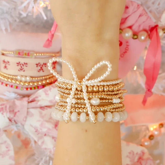 Pearl Bow Bracelet