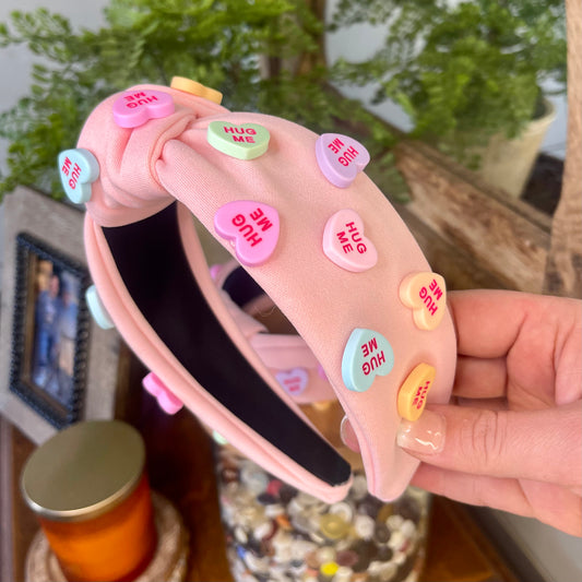 Conversation Hearts Headband