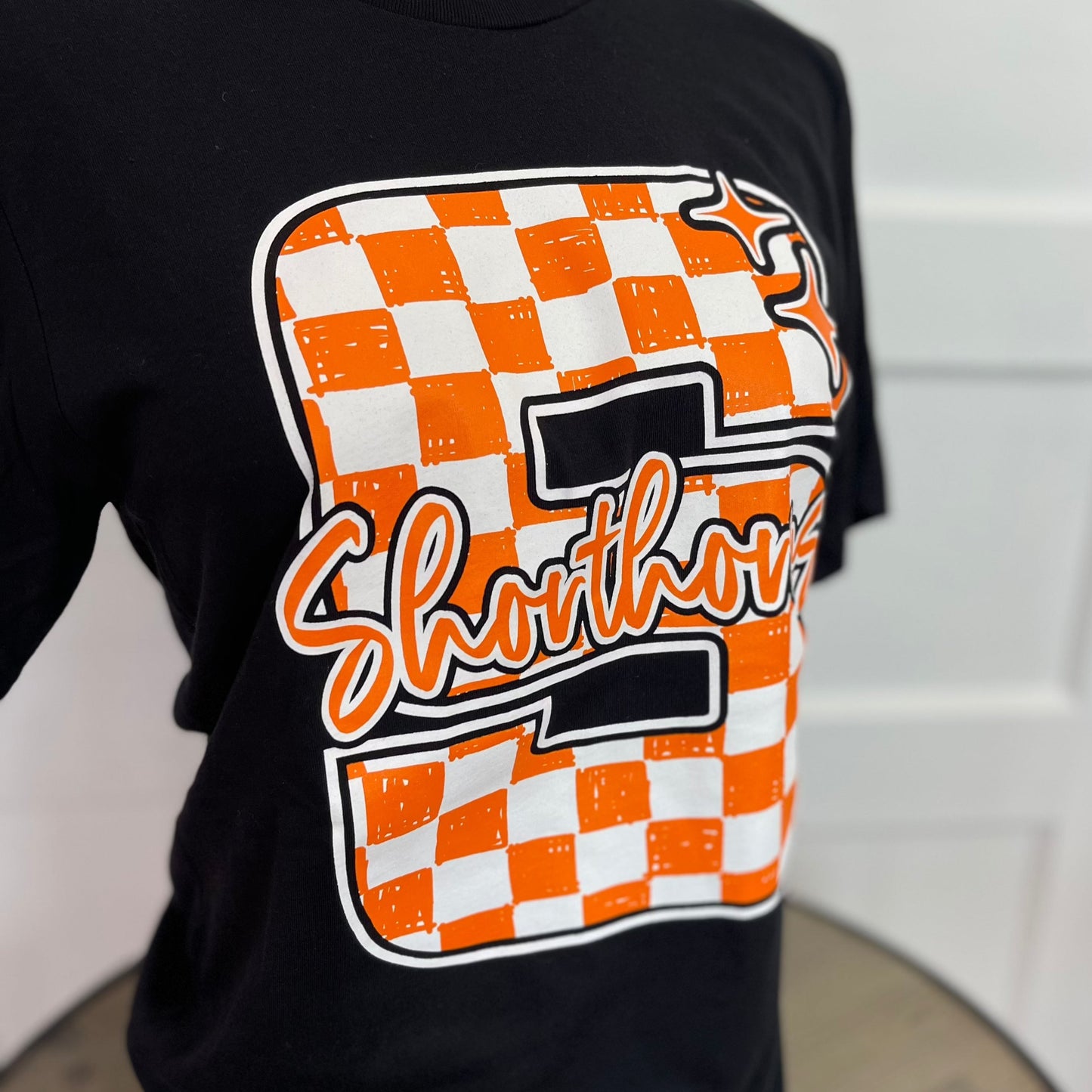 Checkered S Shorthorns Tee