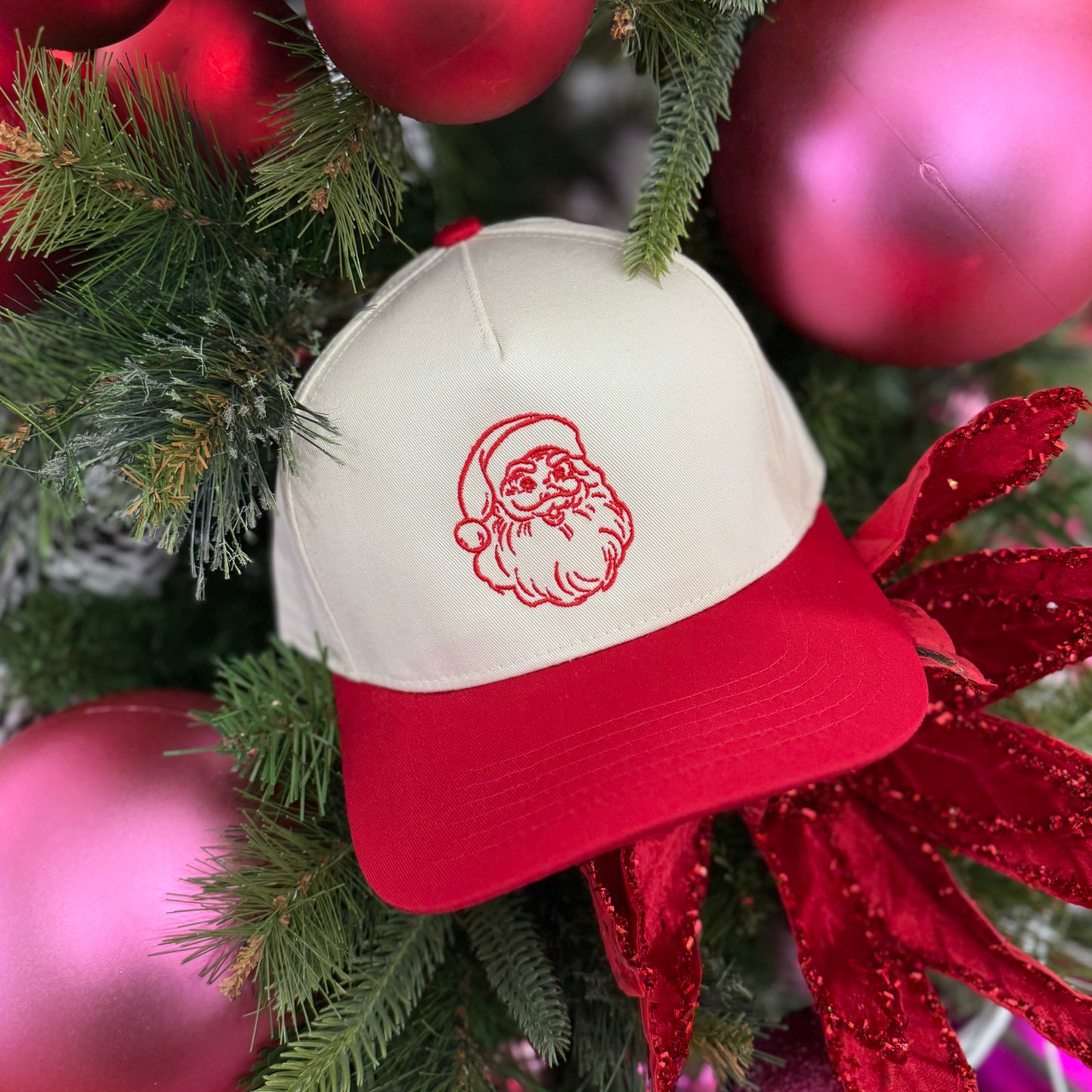 Santa Canvas Hat | Red