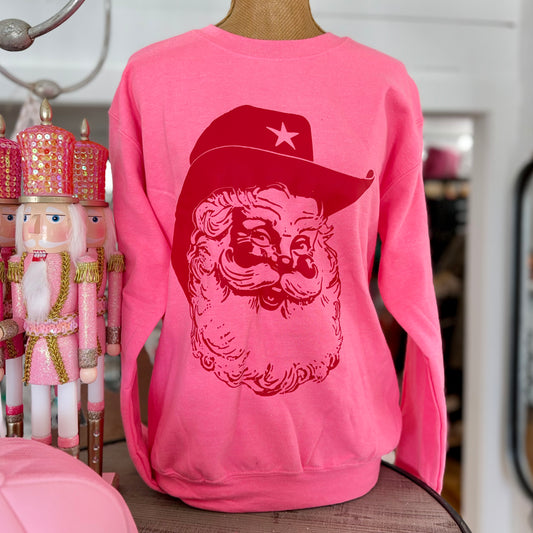 Cowboy Santa Crewneck