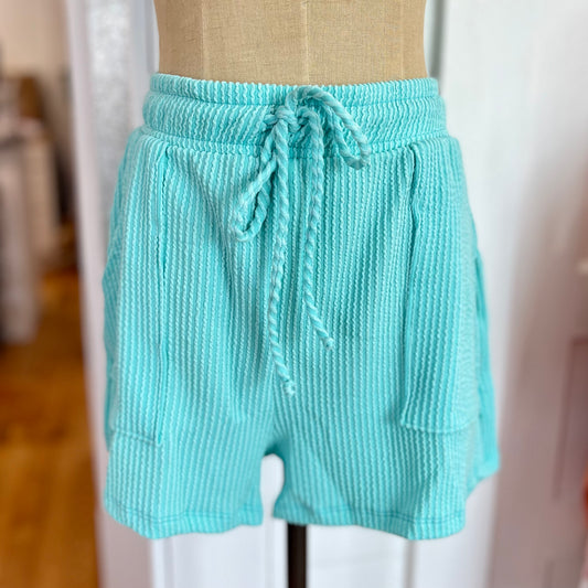 Kacie Shorts | Aqua