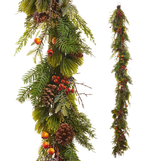 6' Berry and Pod Garland | PICK UP ONLY