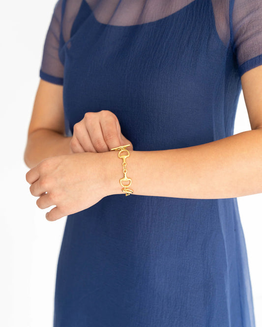 Horse Bit Toggle Bracelet