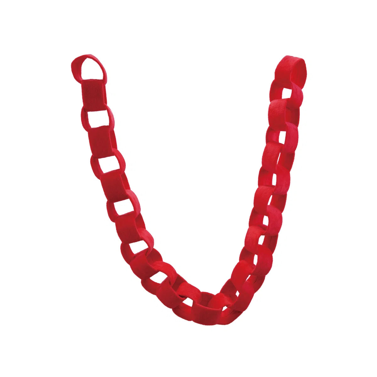 Velvet Chain Garland | Red