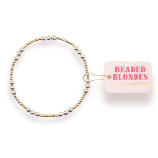 ILY Gold with Silver Bracelet | Extended