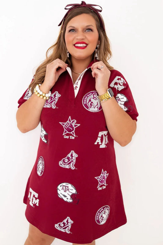 Texas A&M Logo Patch Dress | Brianna Cannon
