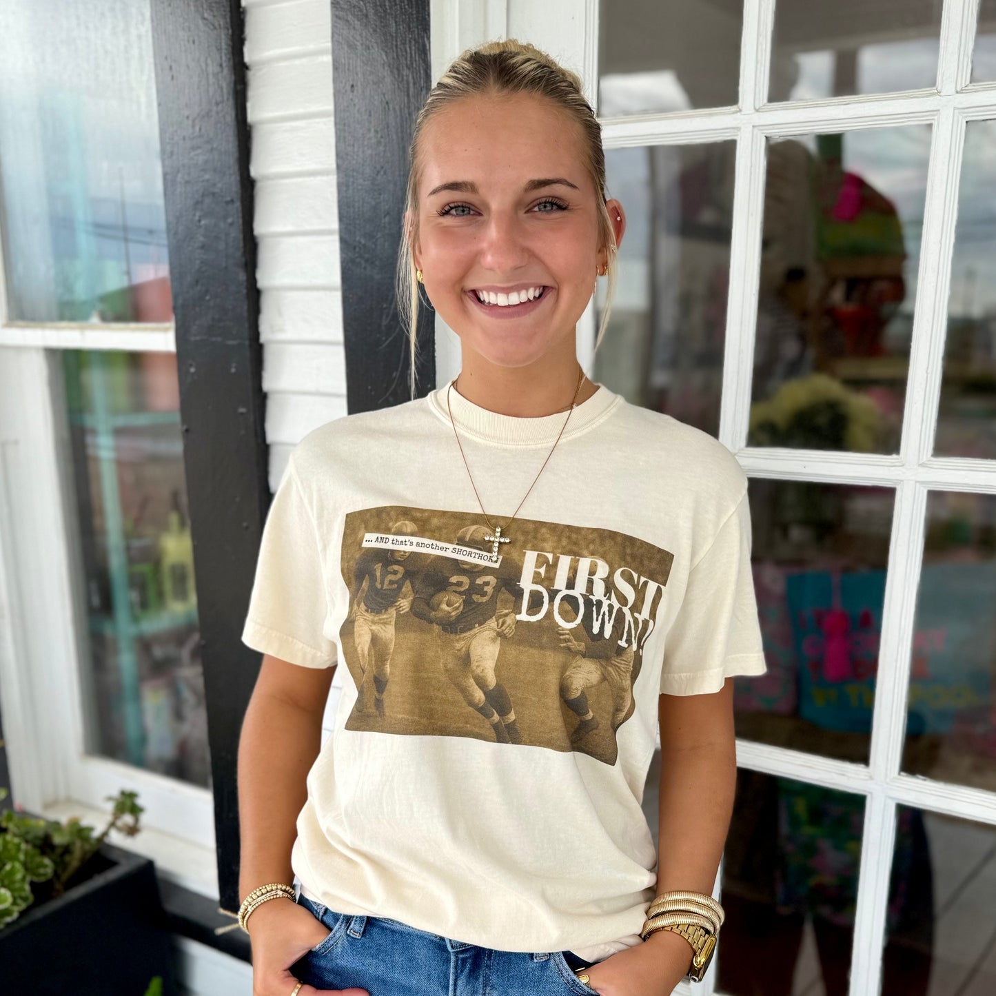 Shorthorn First Down Tee