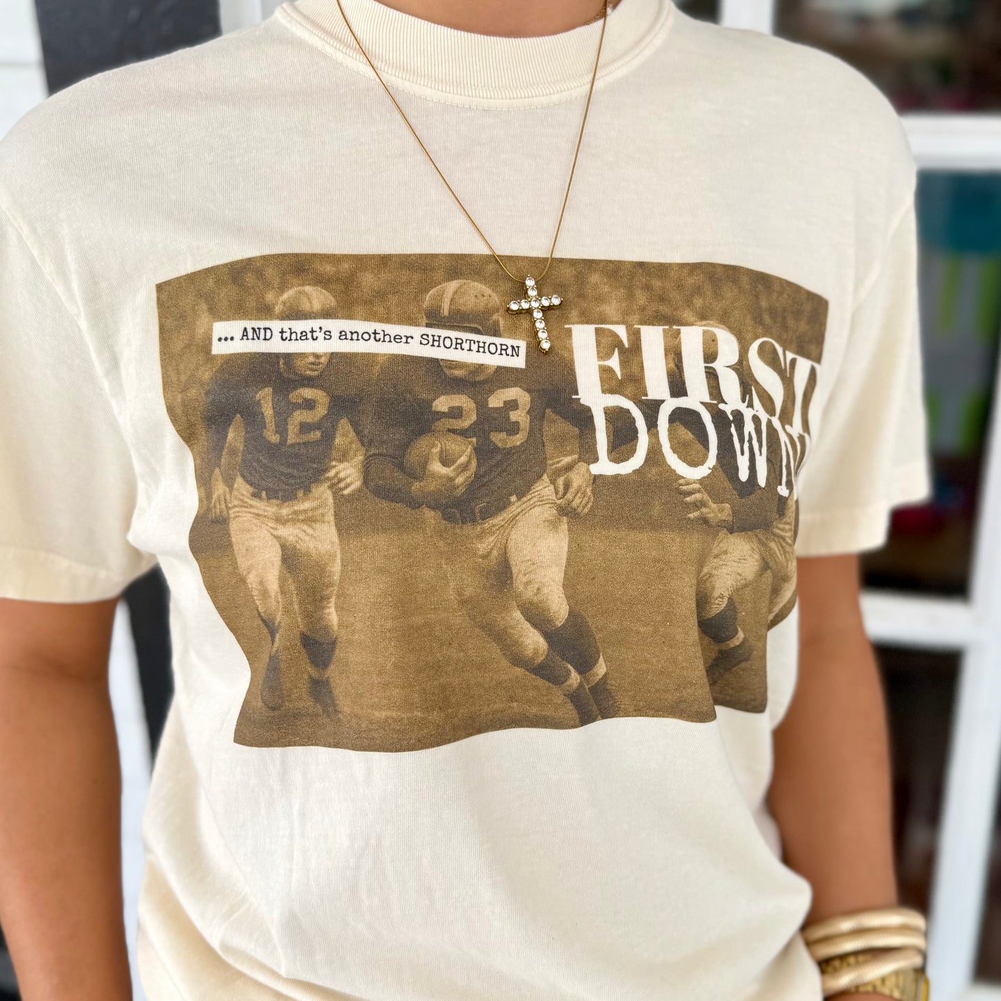 Shorthorn First Down Tee