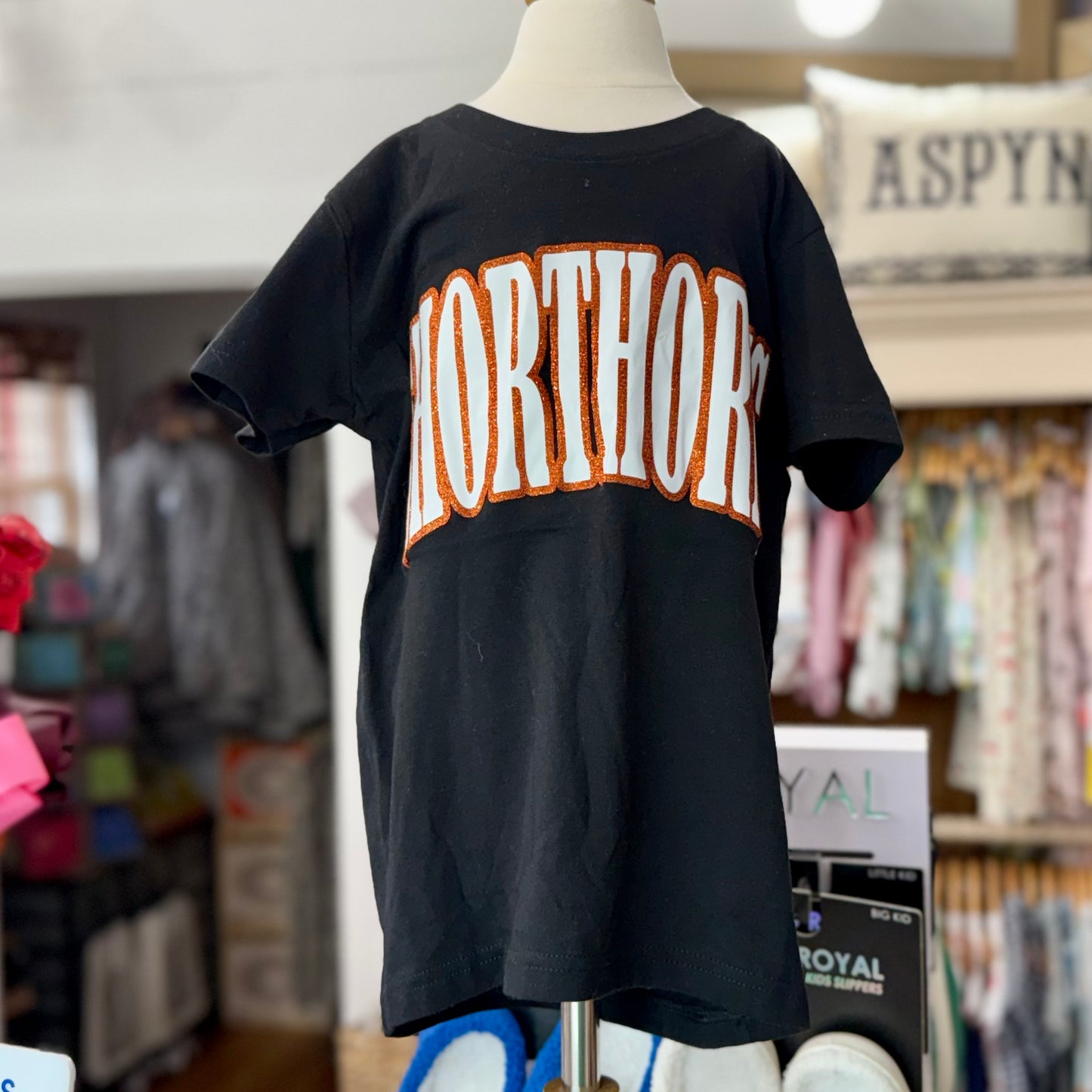 Shorthorns Glitter Tee | Youth