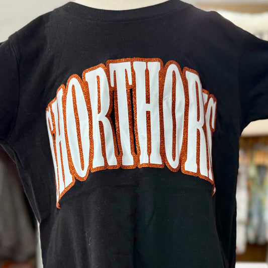 Shorthorns Glitter Tee | Youth