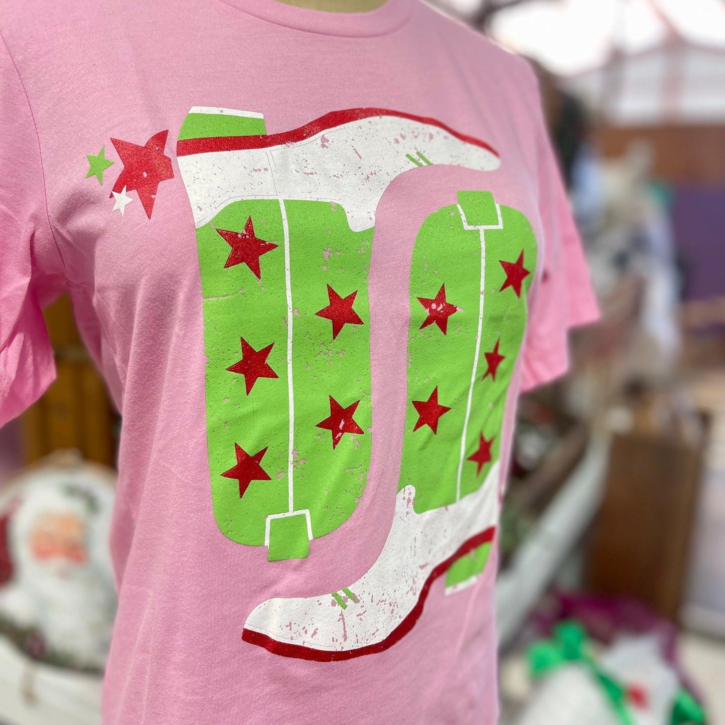 Christmas Boots Tee