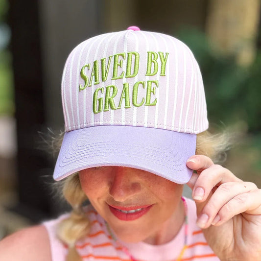 Saved By Grace Baseball Hat