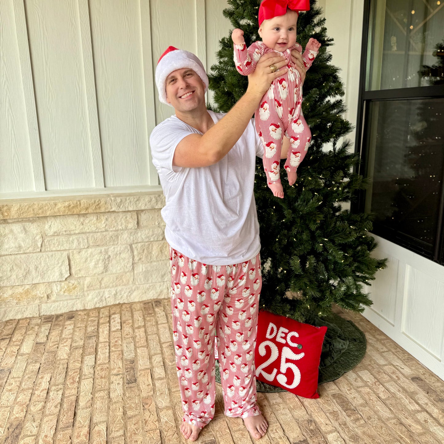 Men's Pajama Pants | Santa Baby Red